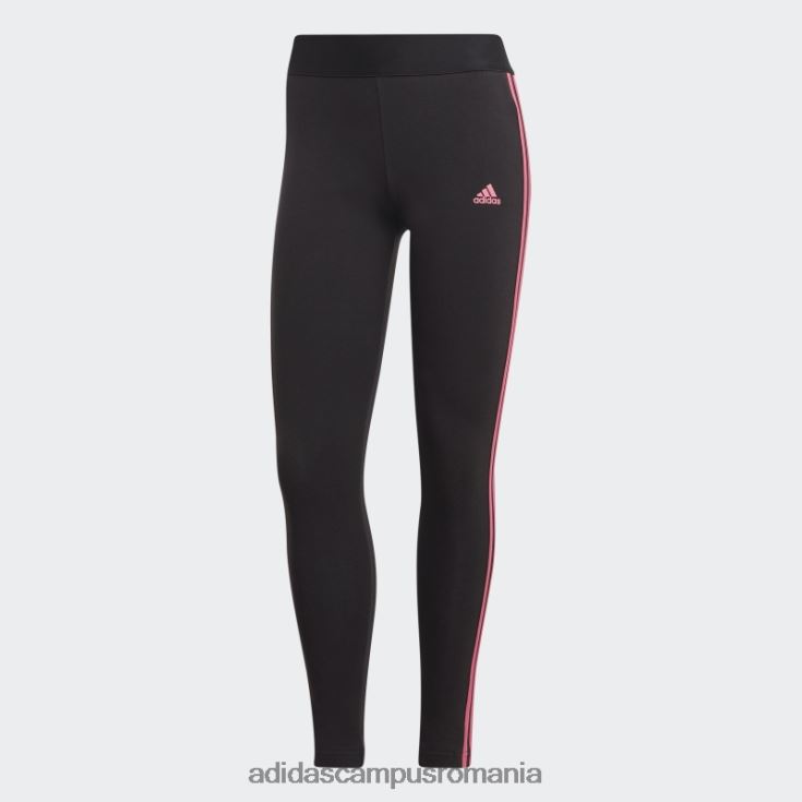adidas campus romania Leggings negru adidas cu 3 dungi femei negru/magenta J266N216542