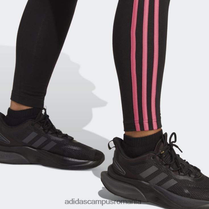 adidas campus romania Leggings negru adidas cu 3 dungi femei negru/magenta J266N216542