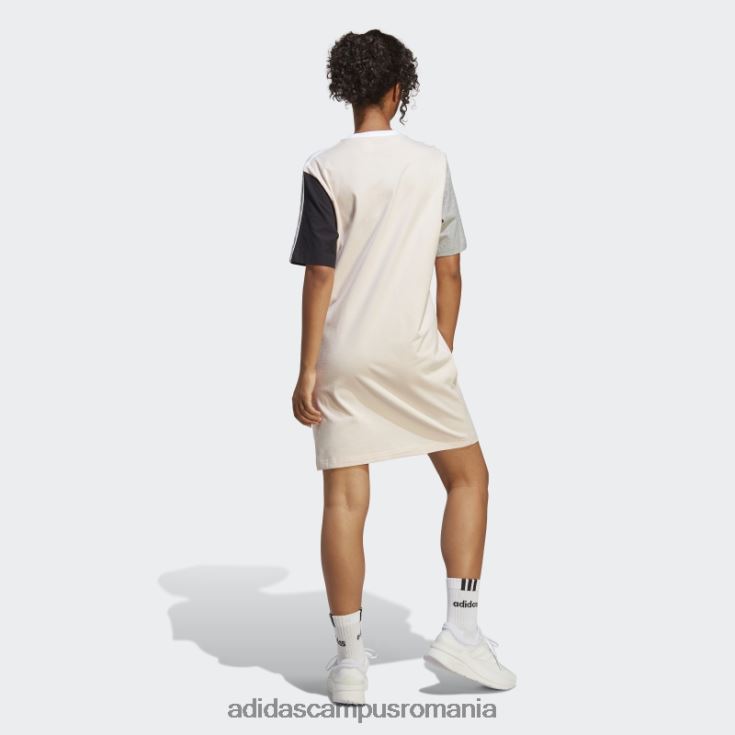 adidas campus romania Quartz essentials 3 dungi rochie boyfriend tricou dintr-un singur tricou adidas femei cuarț/negru/gri/alb J266N216443