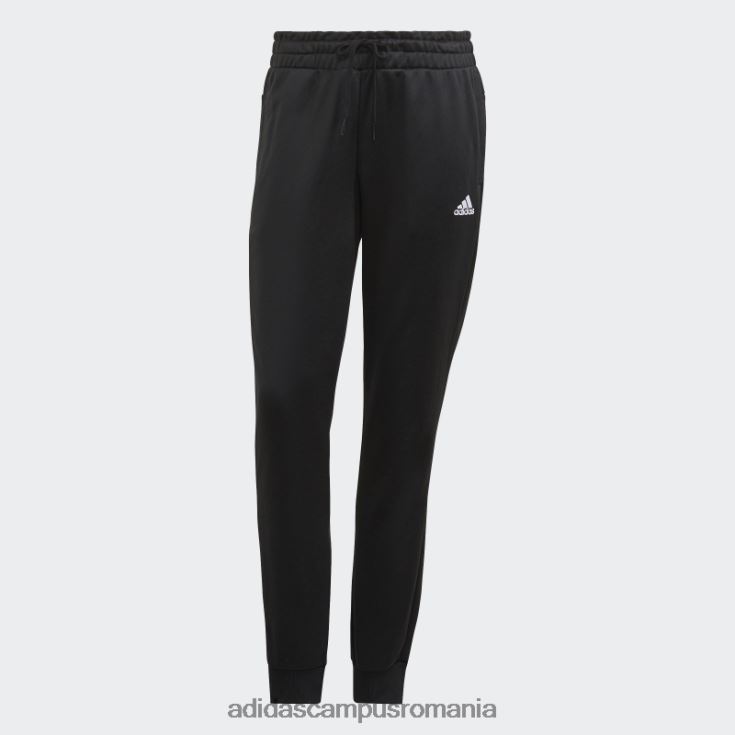 adidas campus romania Trening negru cu logo French Terry femei alb negru J266N216384