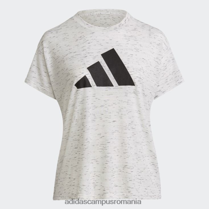 adidas campus romania Tricou alb melange pentru câștigători 2.0 (mărime plus) femei melange alb J266N23715