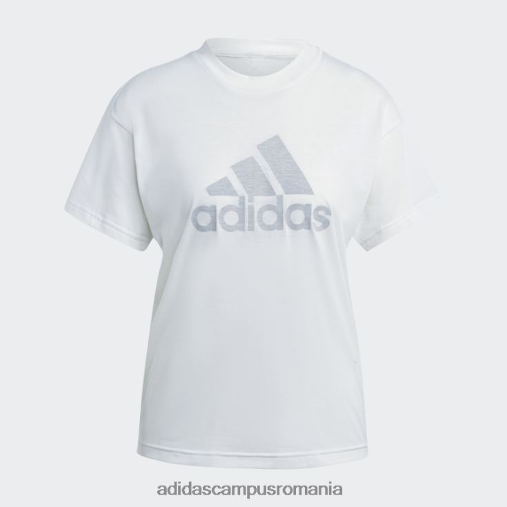 adidas campus romania alb melange viitoarele icoane câștigători 3.0 tee fashion femei alb melange/gri J266N22357