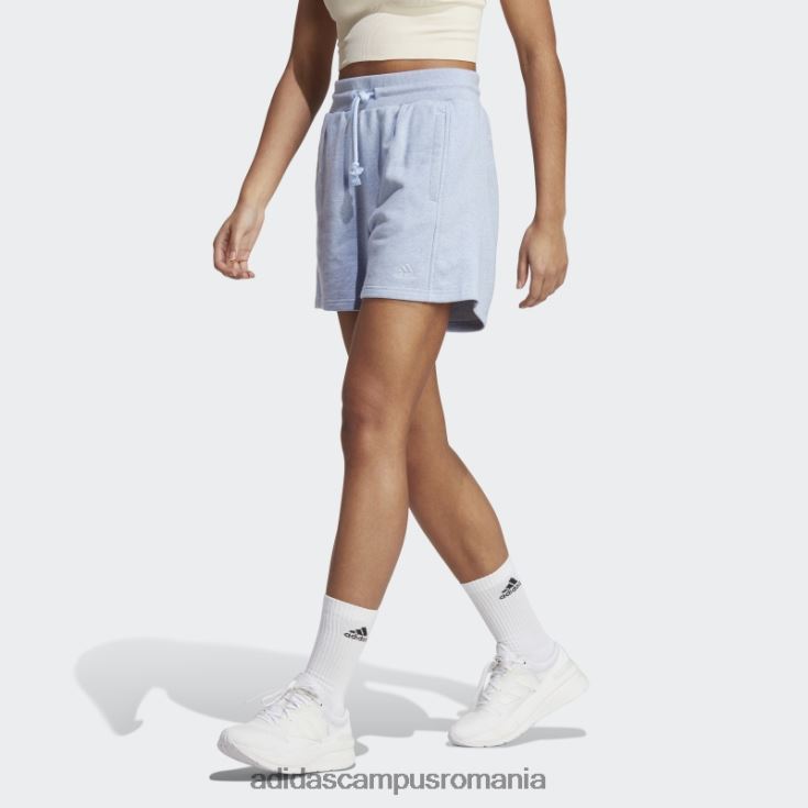 adidas campus romania albastru zori all szn french terry pantaloni scurți fashion femei zori albastre J266N29581