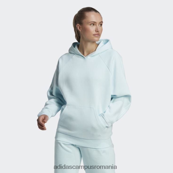 adidas campus romania all szn fleece boyfriend hanorac albastru adidas femei albastru J266N23036