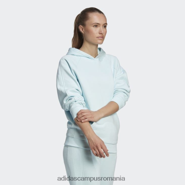 adidas campus romania all szn fleece boyfriend hanorac albastru adidas femei albastru J266N23036
