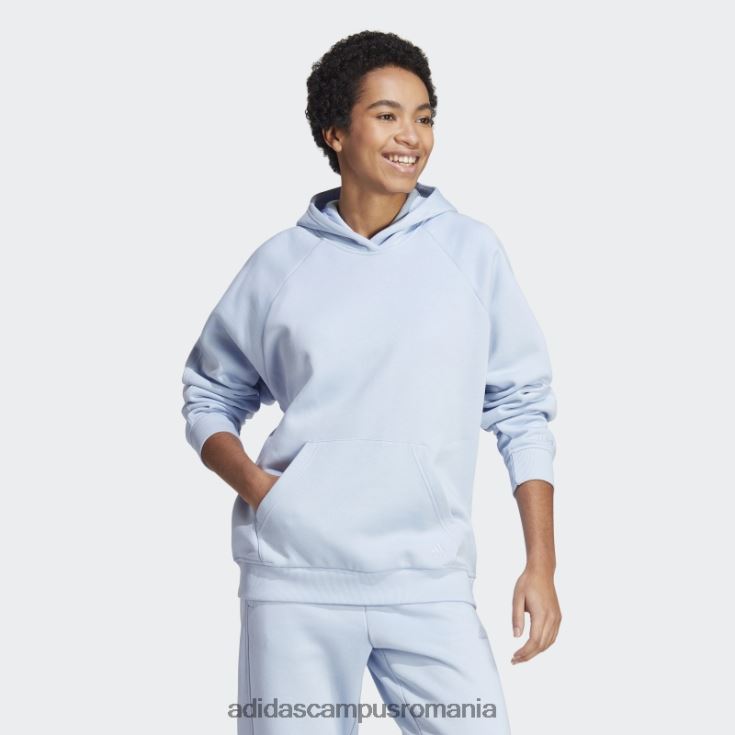 adidas campus romania all szn fleece boyfriend hanorac albastru zori femei zori albastre J266N29596