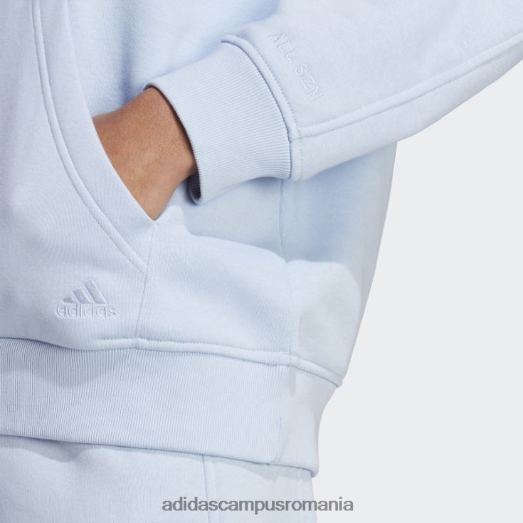 adidas campus romania all szn fleece boyfriend hanorac albastru zori femei zori albastre J266N29596