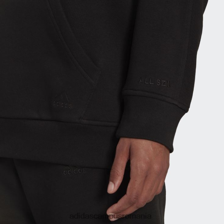 adidas campus romania all szn fleece boyfriend hanorac negru adidas femei negru J266N216668