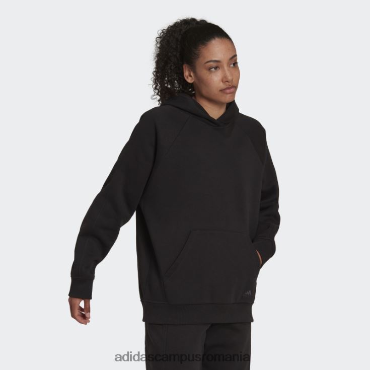 adidas campus romania all szn fleece boyfriend hanorac negru femei negru J266N29013