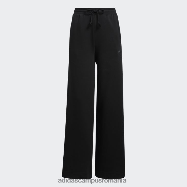 adidas campus romania all szn fleece pantaloni largi negri adidas femei negru J266N210176