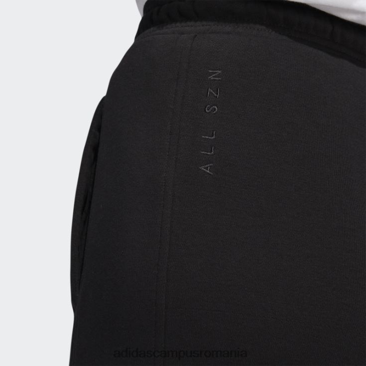adidas campus romania all szn fleece pantaloni largi negri adidas femei negru J266N210176