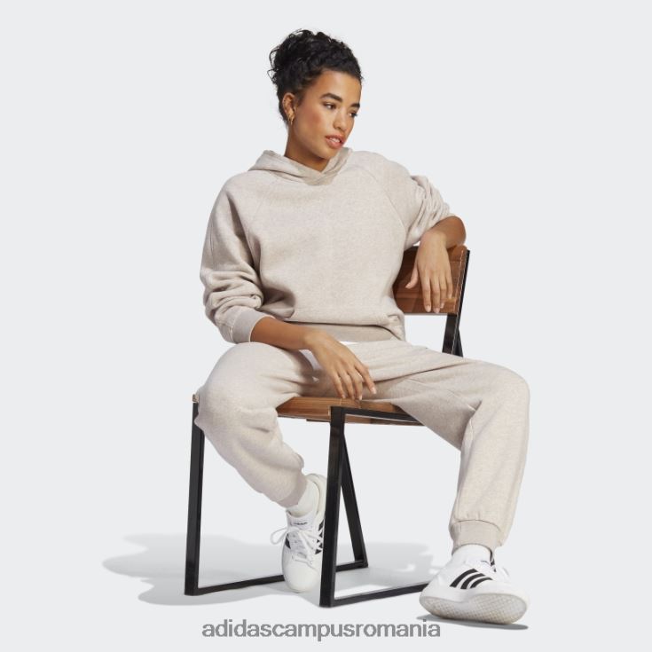 adidas campus romania all szn fleece pantaloni taupe mel fashion femei taupe mel J266N29655