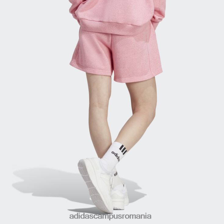 adidas campus romania all szn french terry pantaloni scurți roz femei roz J266N29679