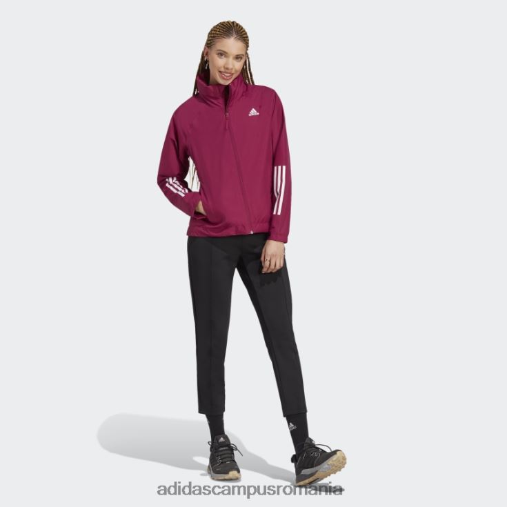 adidas campus romania berry bsc 3-stripes rain.rdy jachetă femei boabe J266N217074