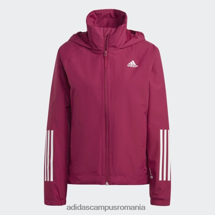 adidas campus romania berry bsc 3-stripes rain.rdy jachetă femei boabe J266N217074