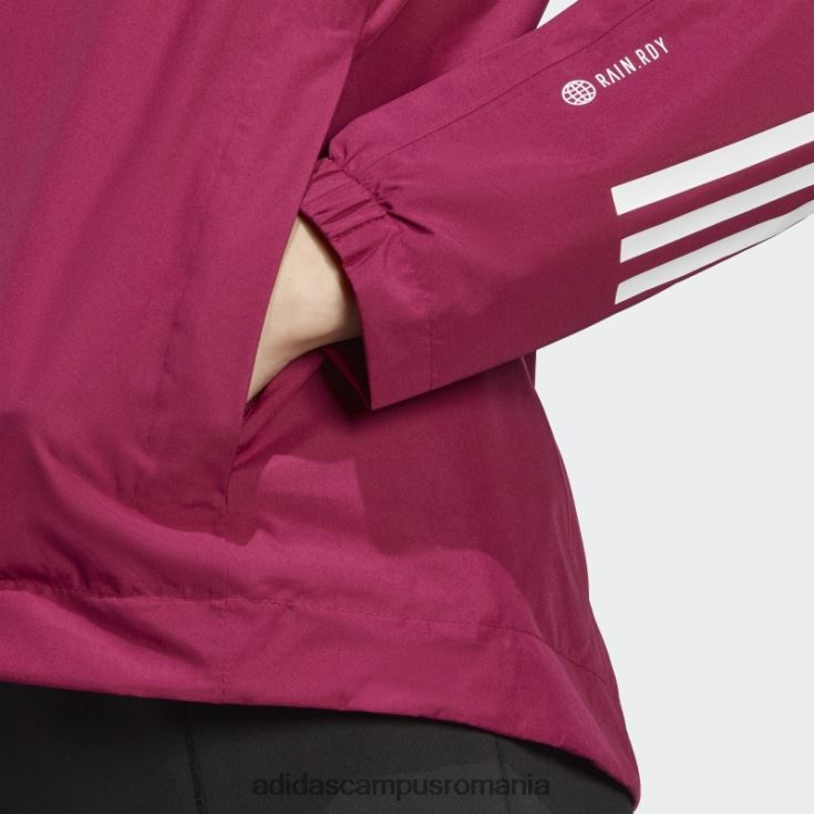 adidas campus romania berry bsc 3-stripes rain.rdy jachetă femei boabe J266N217074