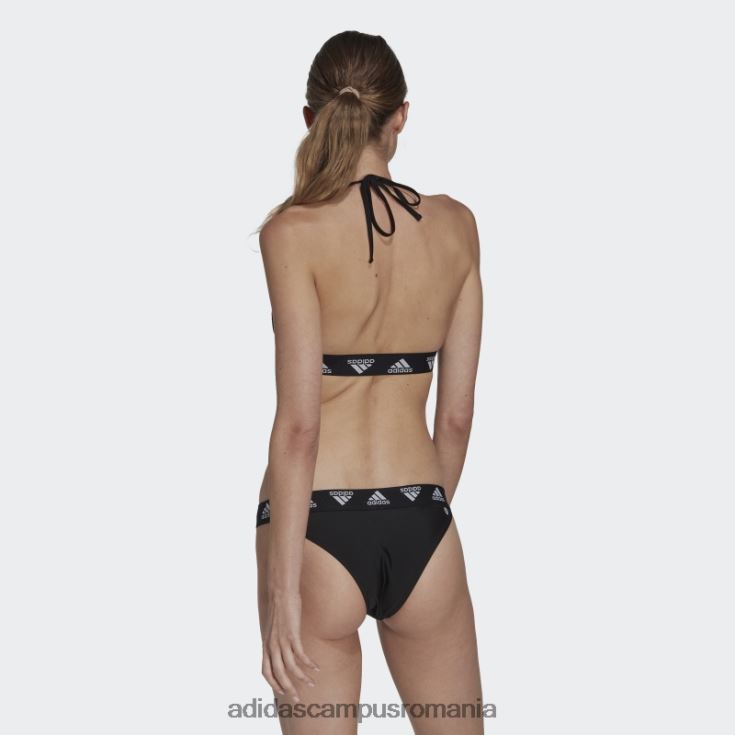 adidas campus romania bikini neckholder pentru gât femei alb negru J266N216543