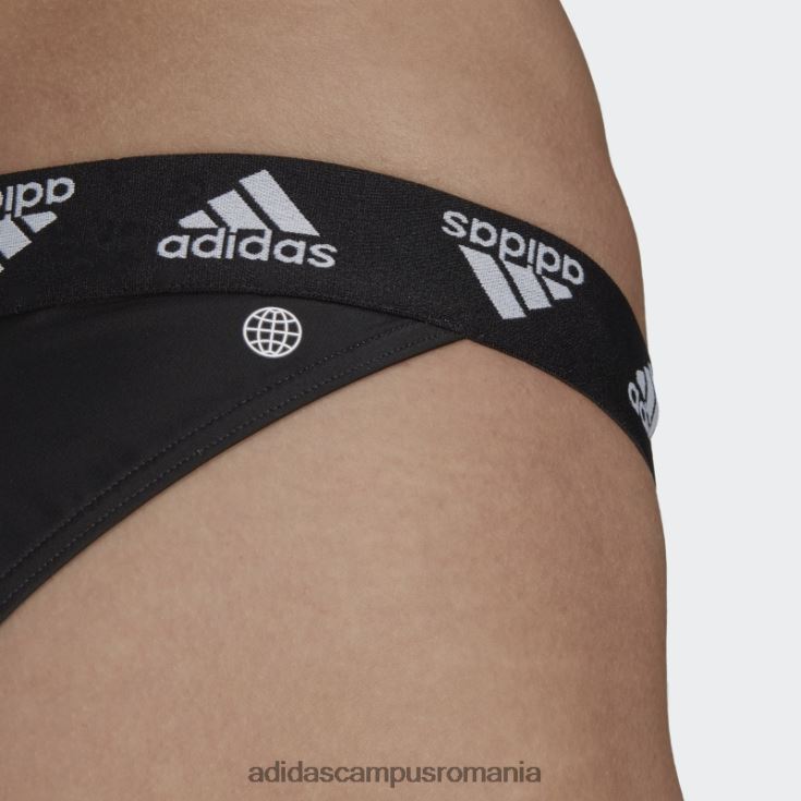 adidas campus romania bikini neckholder pentru gât femei alb negru J266N216543