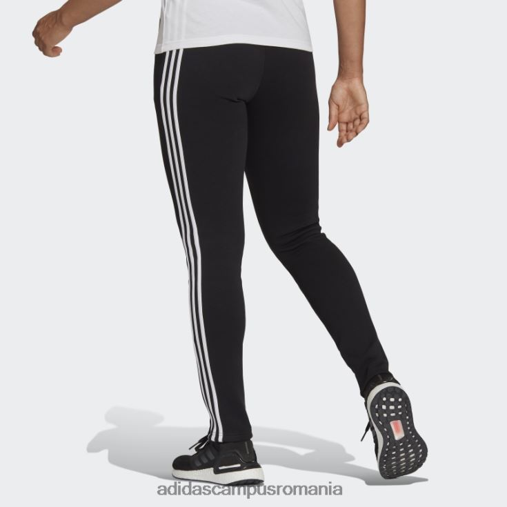 adidas campus romania black future icons pantaloni skinny cu 3 dungi femei negru J266N210673