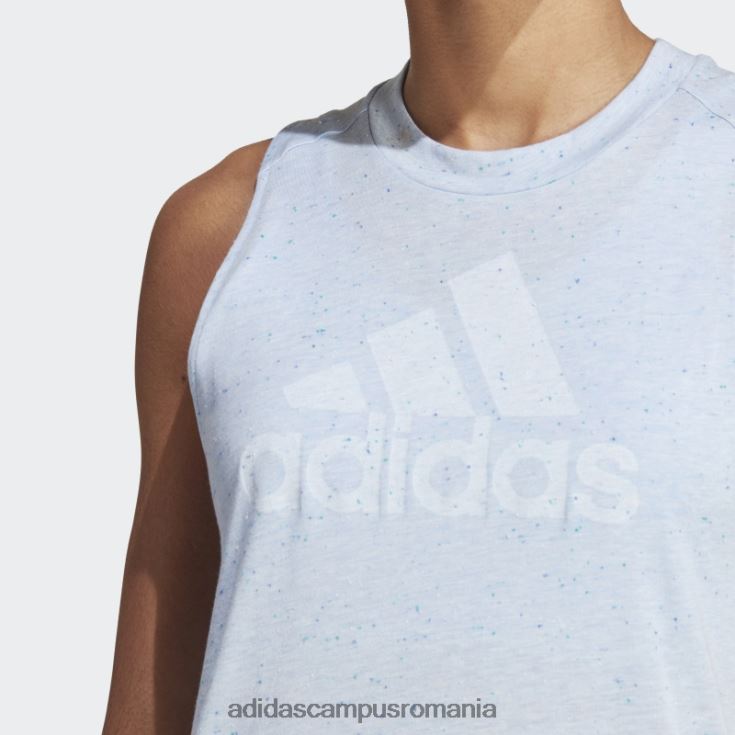 adidas campus romania blue Dawn mel future icons winners 3.0 maiou adidas femei albastru zori mel/alb J266N29627
