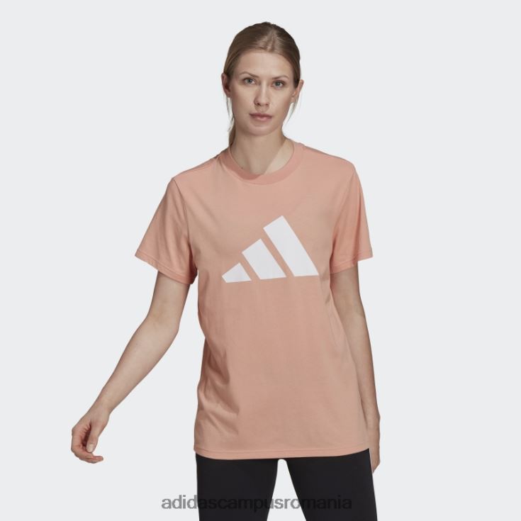 adidas campus romania blush ambiental future icons logo graphic tee fashion femei fard ambiental J266N210390