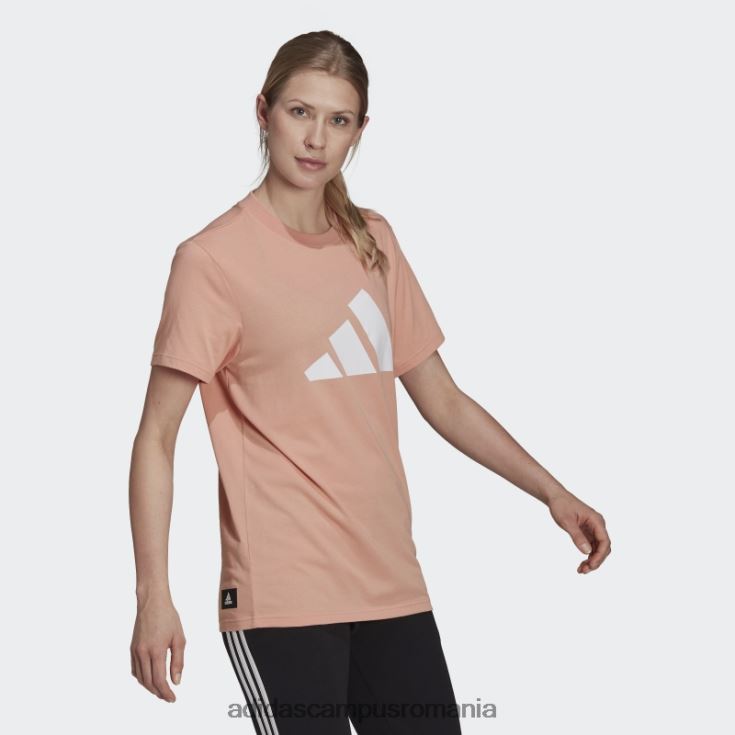 adidas campus romania blush ambiental future icons logo graphic tee fashion femei fard ambiental J266N210390