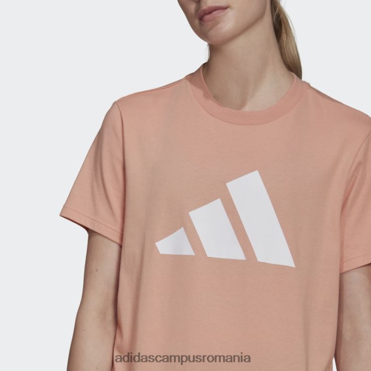 adidas campus romania blush ambiental future icons logo graphic tee fashion femei fard ambiental J266N210390