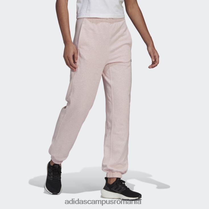 adidas campus romania botanic roz mel îmbrăcăminte sport fierbinte studio lounge pantaloni de vară femei roz botanic mel J266N23200