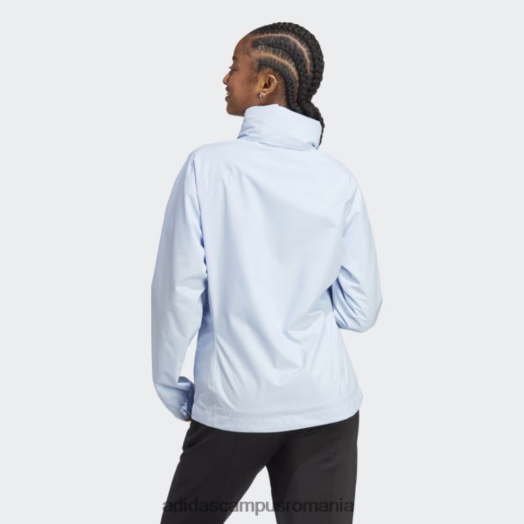 adidas campus romania bsc 3-stripes rain.rdy jacheta albastru zori adidas femei zori albastre J266N29366