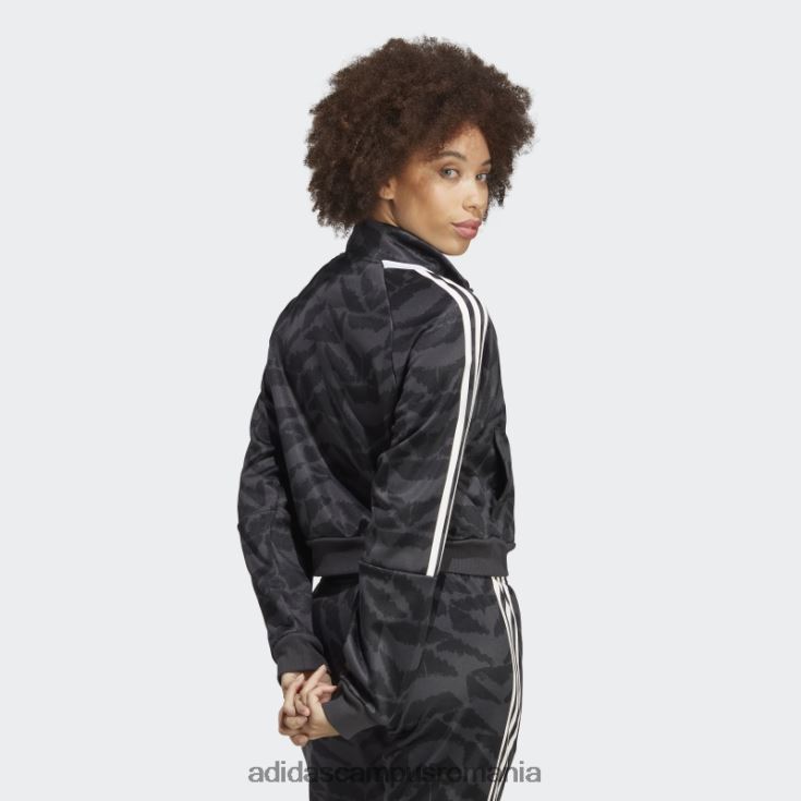 adidas campus romania carbon tiro costum up lifestyle track top femei carbon/negru/alb J266N22363