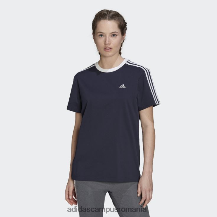adidas campus romania cerneală pentru tricouri cu 3 dungi femei cerneală/alb J266N216819