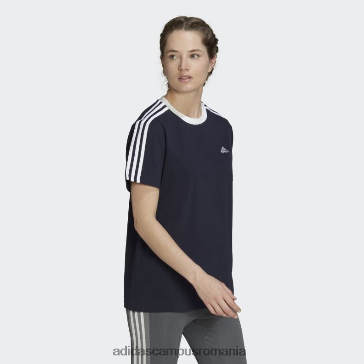 adidas campus romania cerneală pentru tricouri cu 3 dungi femei cerneală/alb J266N216819