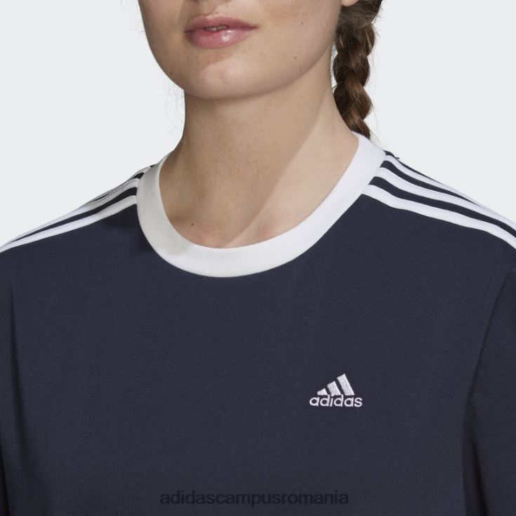 adidas campus romania cerneală pentru tricouri cu 3 dungi femei cerneală/alb J266N216819