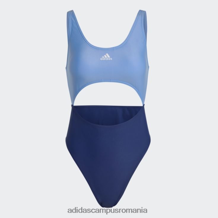 adidas campus romania costum de baie colorblock albastru femei albastru/albastru victorie J266N216555