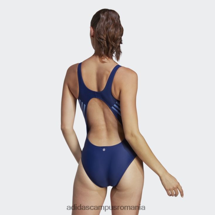 adidas campus romania costum de baie victory blue hot cu 3 dungi femei victorie albastru/albastru J266N216601