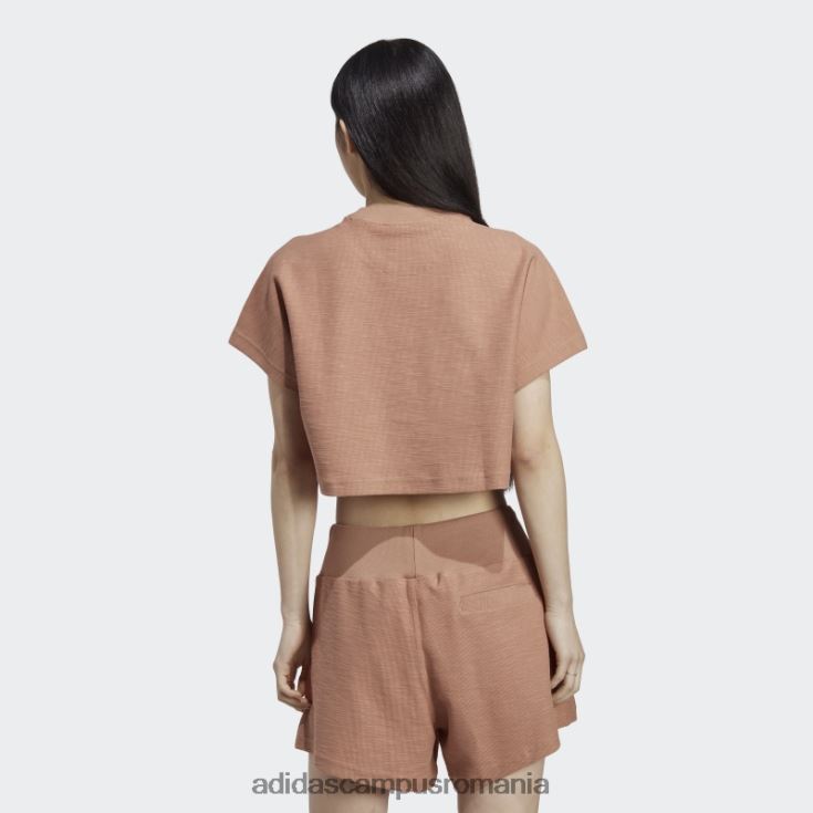 adidas campus romania crop top adidas cu buclă din lut femei lut J266N29531