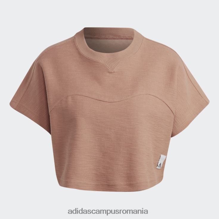 adidas campus romania crop top adidas cu buclă din lut femei lut J266N29531