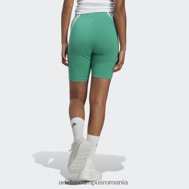 adidas campus romania curte verde future icons pantaloni scurți pentru biciclete cu 3 dungi femei verde curte J266N29599