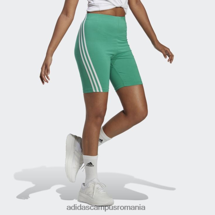 adidas campus romania curte verde future icons pantaloni scurți pentru biciclete cu 3 dungi femei verde curte J266N29599