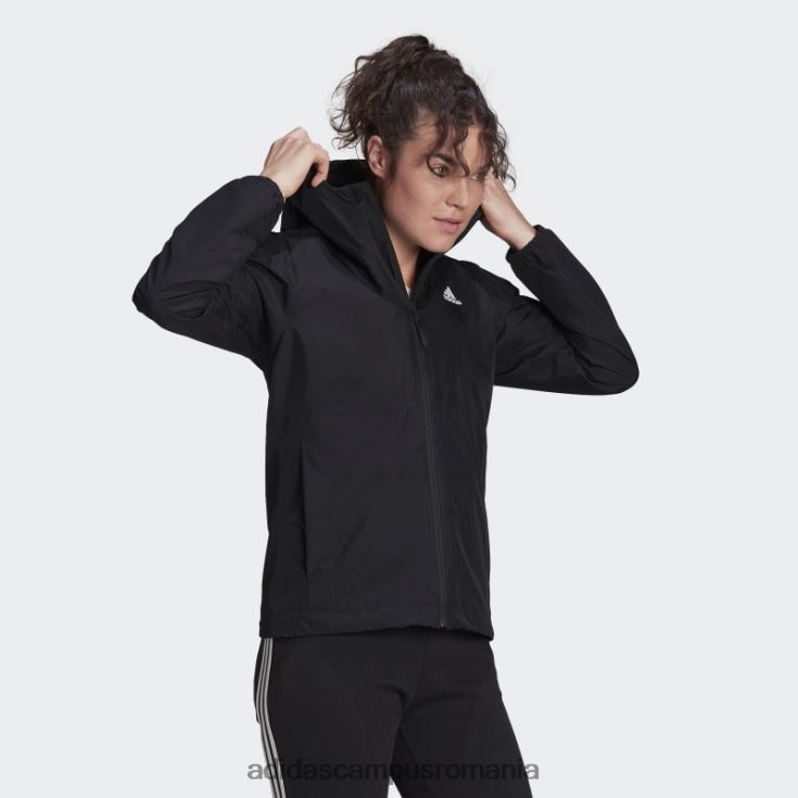 adidas campus romania esențiale ploaia.rdy jachetă neagră femei negru J266N29895