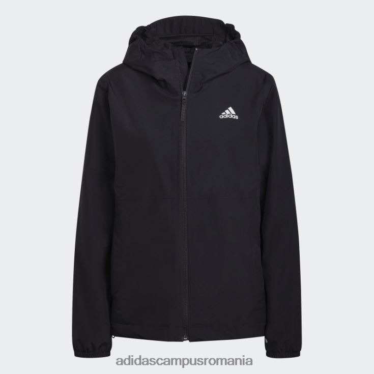 adidas campus romania esențiale ploaia.rdy jachetă neagră femei negru J266N29895
