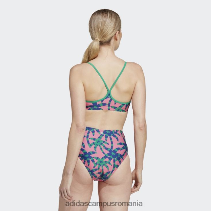adidas campus romania farm bikini magenta adidas femei magenta/verde aldine/cerneală J266N217328