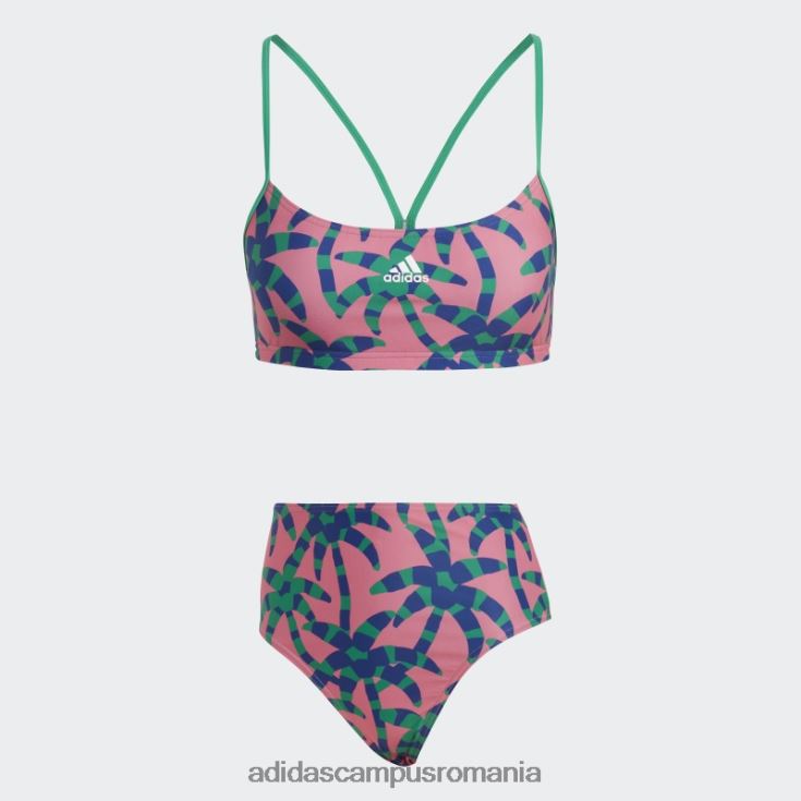 adidas campus romania farm bikini magenta adidas femei magenta/verde aldine/cerneală J266N217328