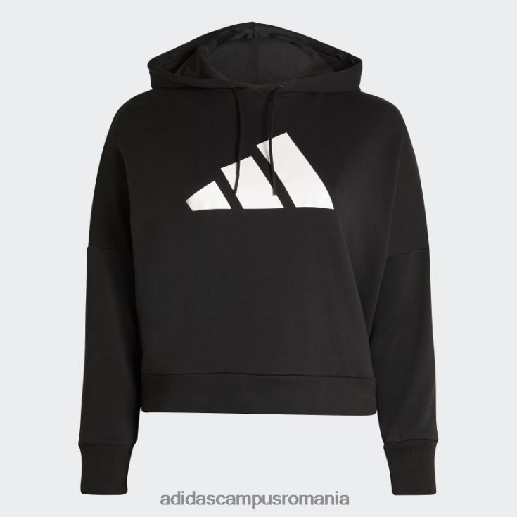 adidas campus romania future icons hanorac (plus size) negru adidas femei negru J266N210614