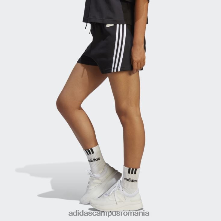 adidas campus romania future icons pantaloni scurți cu 3 dungi negru adidas femei negru J266N29000