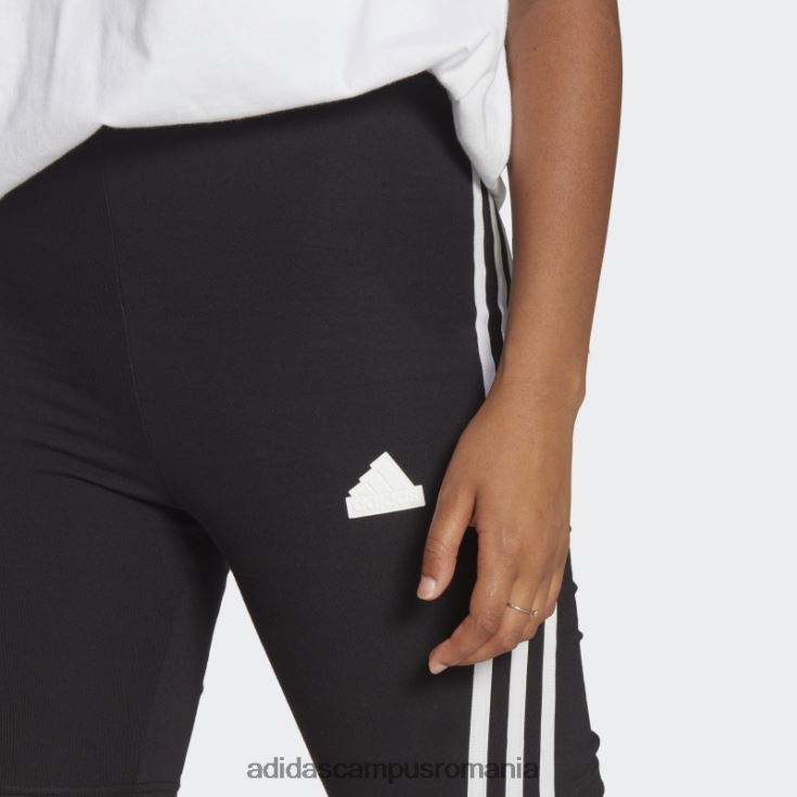 adidas campus romania future icons pantaloni scurți pentru biciclete cu 3 dungi negru femei negru J266N216766