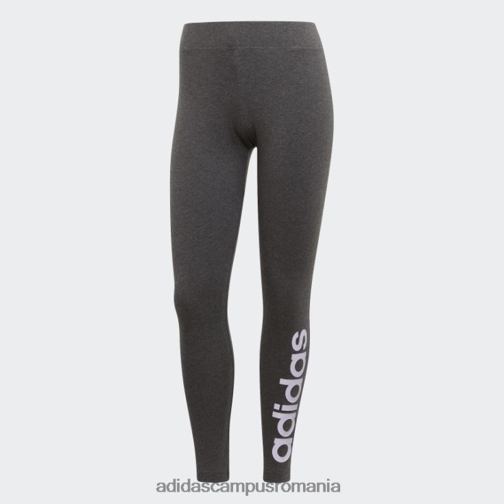 adidas campus romania gri închis heather essentials jambiere liniare adidas femei nuanță erica/violet gri închis J266N23213