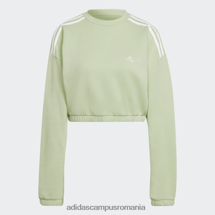 adidas campus romania hanorac crop crew lime hyperglam femei lămâie verde J266N23161