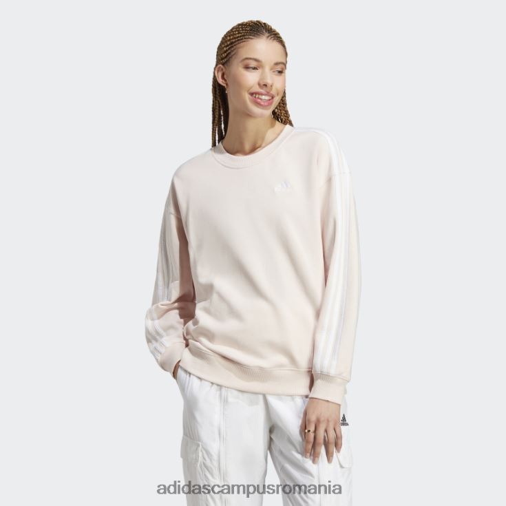 adidas campus romania hanorac cu 3 dungi cuarț femei cuarț/alb J266N29259