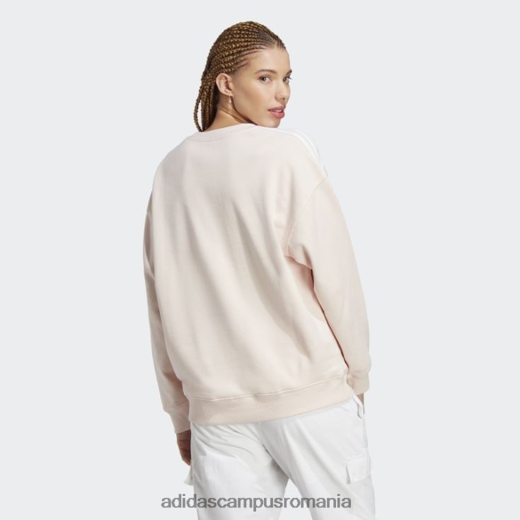 adidas campus romania hanorac cu 3 dungi cuarț femei cuarț/alb J266N29259